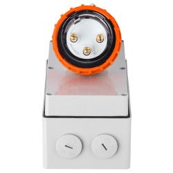 C66AI332 Voltex IP66 Appliance Inlet 250V 32A 3 Round Pins
