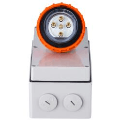 C66AI532 Voltex IP66 Appliance Inlet 500V 32A 5 Round Pins