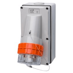 C66AI550 Voltex IP66 Appliance Inlet 500V 50A 5 Round Pins