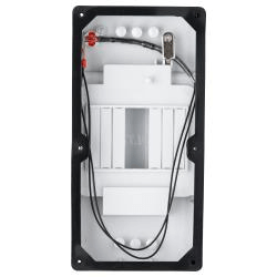C66CEB4 Voltex MCB Enclosure Cover Only with Neon 4 Pole C/W DIN rail kit