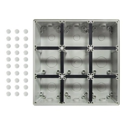 C66E9 Voltex Nine Gang Mounting Enclosure (Back Box)