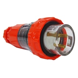 C66P320 Voltex Straight Plugs - IP66 250V 20A - 3 Round pins