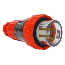 C66P420 Voltex Straight Plugs - IP66 500V 20A - 4 Round pins