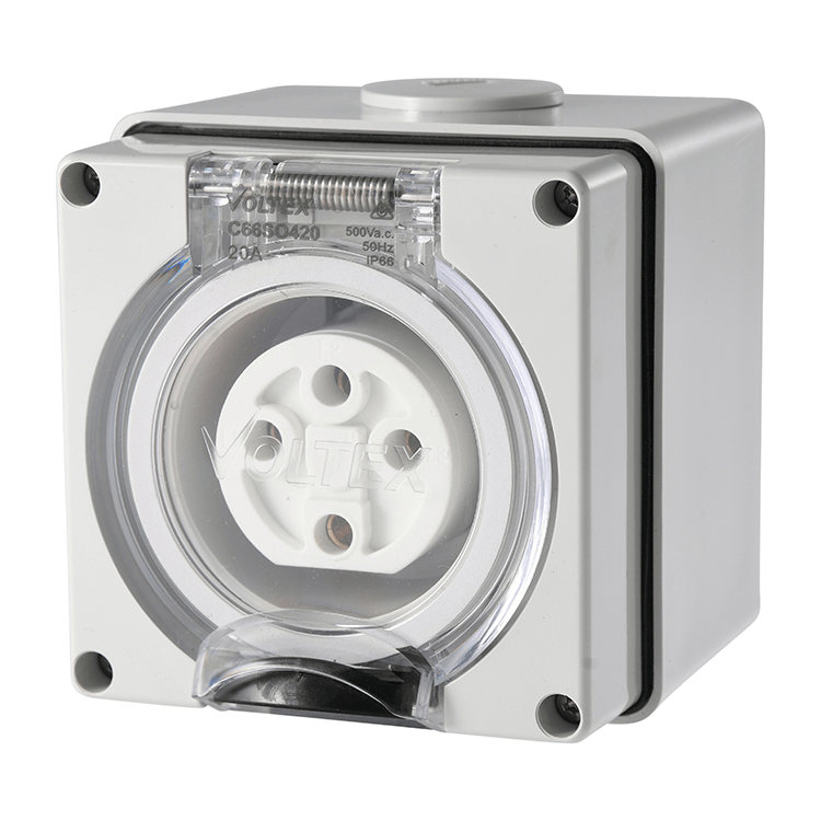 C66SO420 Voltex Socket Outlet 4 Pin 500V 20A