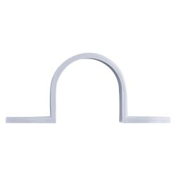 CS25 Conduit Full Saddle (PVC) 25mm - 100 Pack