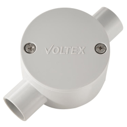 JB2-20 Junction Box 20mm 2 Way - 10 Pack