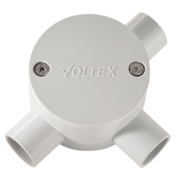 JB3-20 Junction Box 20mm 3 Way - 10 Pack