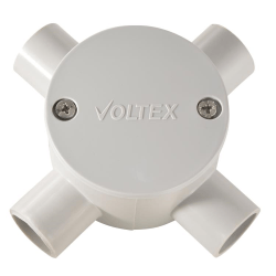 JB4-25 Junction Box 25mm 4 Way - 10 Pack