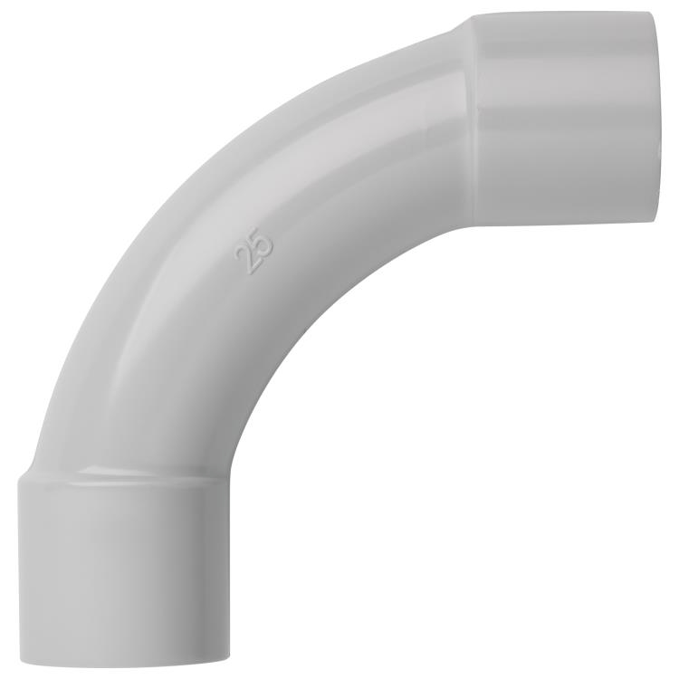 SB25-90 Grey Bend 25mm - 20 Pack