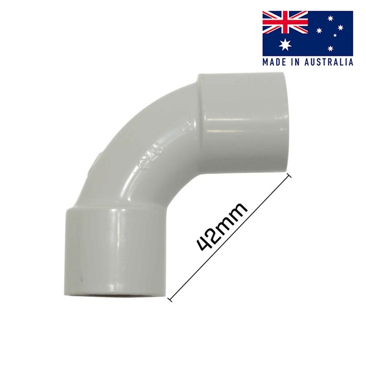 SE20 Solid Elbow-Grey 20mm PK20