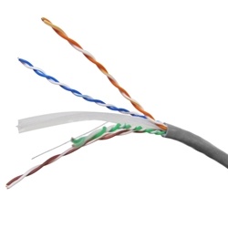 Cat6 UTP LAN cable, 305m box. Grey Cat6 UTP LAN cable, 305m box. Grey