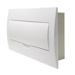 SBF-18W Switchboard Flush Mounting 18 Way - White Door