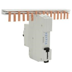 BUS-AV6-8M 8 module wide Isolated Busbar to suit Voltex Single Module RCBO's
