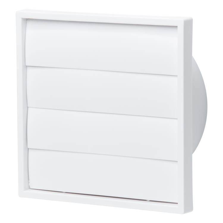 EURO6WGS Gravity White Louvre Grill 150mm