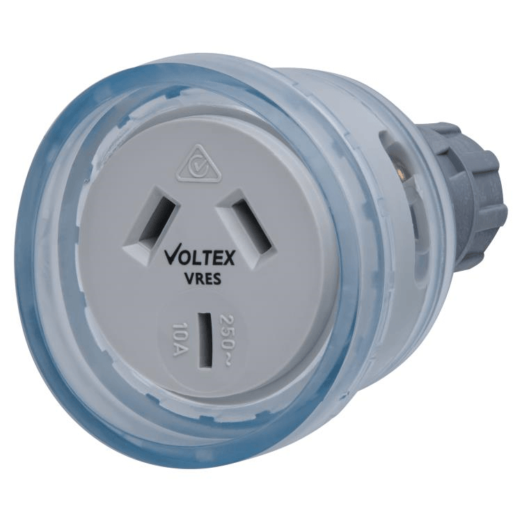 VRES Voltex 10A 3 Pin Extension Socket - 10 Pack