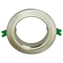LDF140SC Adaptor Flange, Brushed Chrome, 110-130mm (Suits Barcelona LED Downlight)