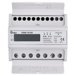 FKW-15120 DIN RAIL KWH Meter Three Phase