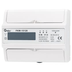 FKW-15120 DIN RAIL KWH Meter Three Phase