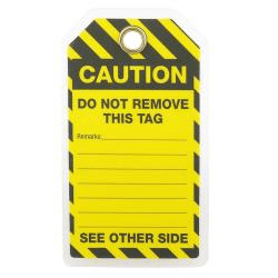 ML-S697 MasterLock Lockout Tags - Out Of Service (12pk)