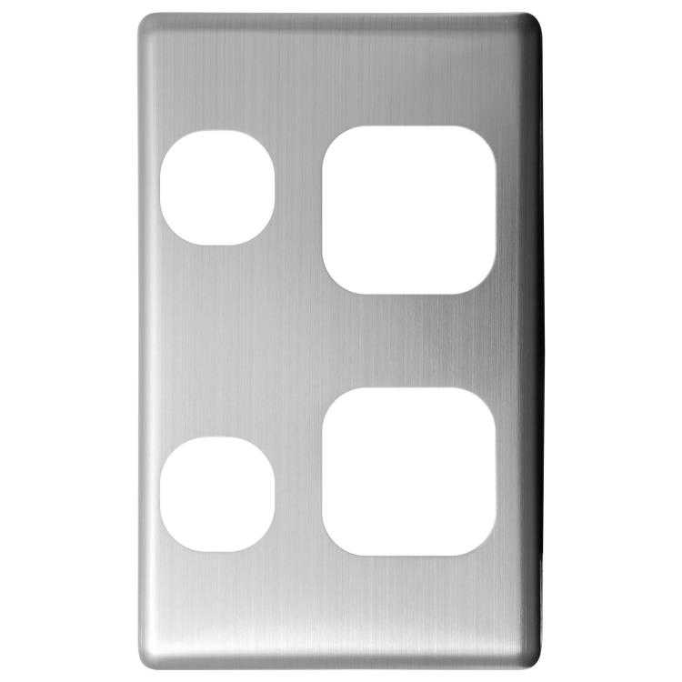 SLPP2VPS Voltex Shadowline Stainless Steel Cover Plate - suits SLPP2VS