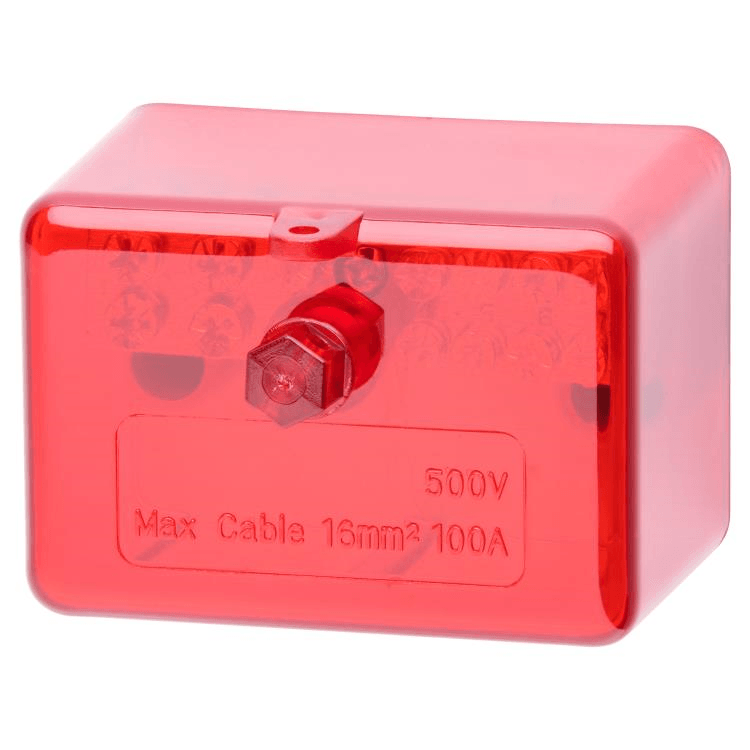 L7R 100A 500V Active Link 7 Hole - Red - Max. Cable 16mm²