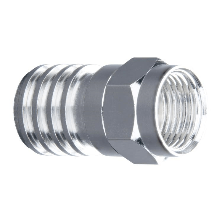 CTVCC RG6 F-Type Crimp Connector - 10 Pack