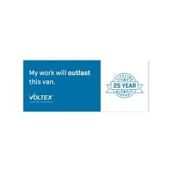 VSTKR-VAN Voltex Sticker - My work will outlast this Van